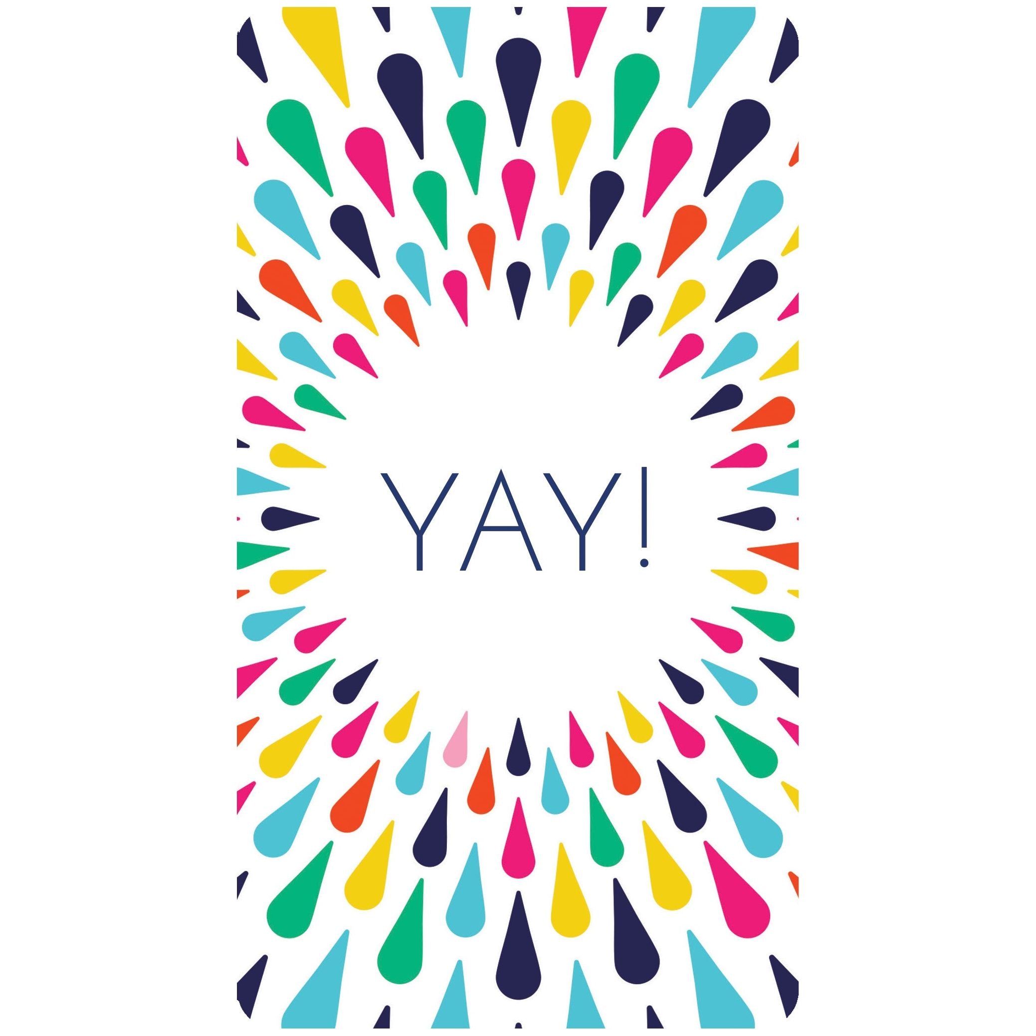 Color Burst Congratulations Money Holder Card - Cardmore